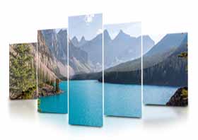 Composizioni su tela a pannelli - Graphic Shot